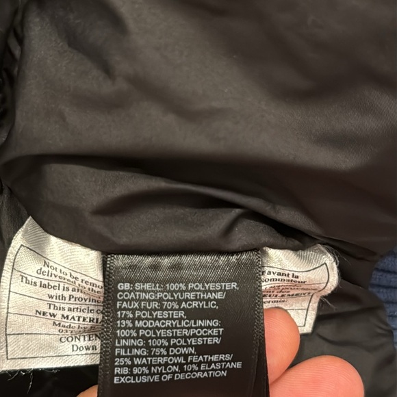 The North Face Men’s Gotham III Waterproof Jacket Wingtip Blue/TNF Black Sz L - Picture 6 of 7